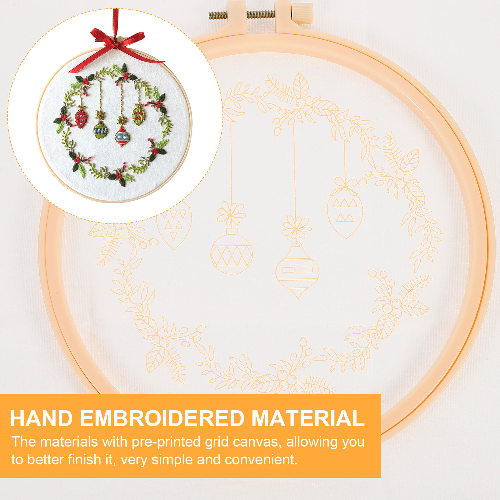 1 Set Christmas Diy Cross Stit – Embroidery Xmas Decorations recenzja i cena