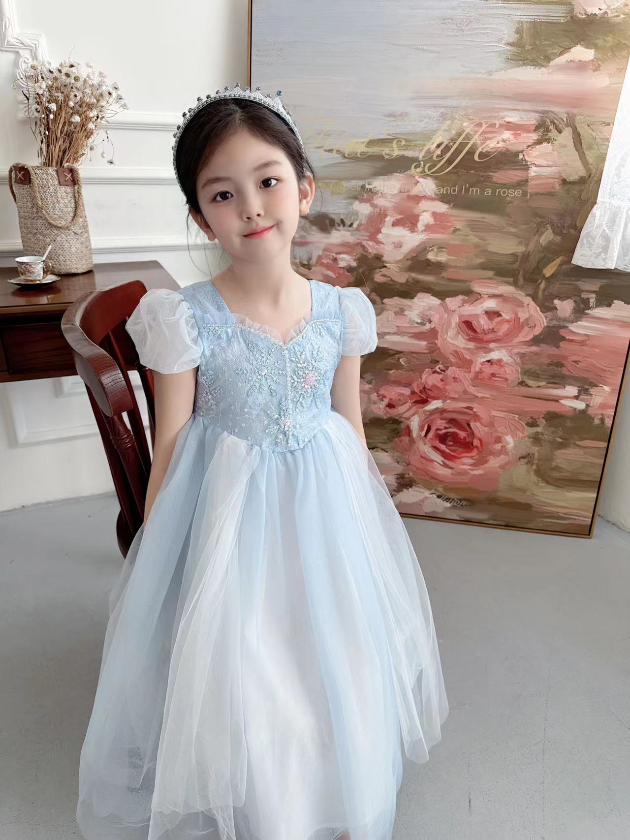 Embroidered Elsa Girls Dress f – Embroidery Xmas recenzja i cena