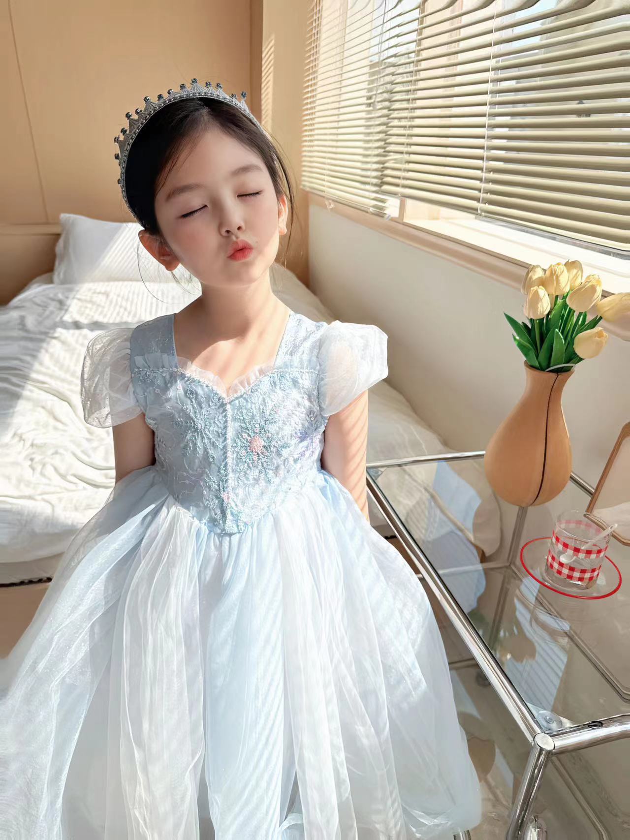 Embroidered Elsa Girls Dress f – Embroidery Xmas recenzja i cena