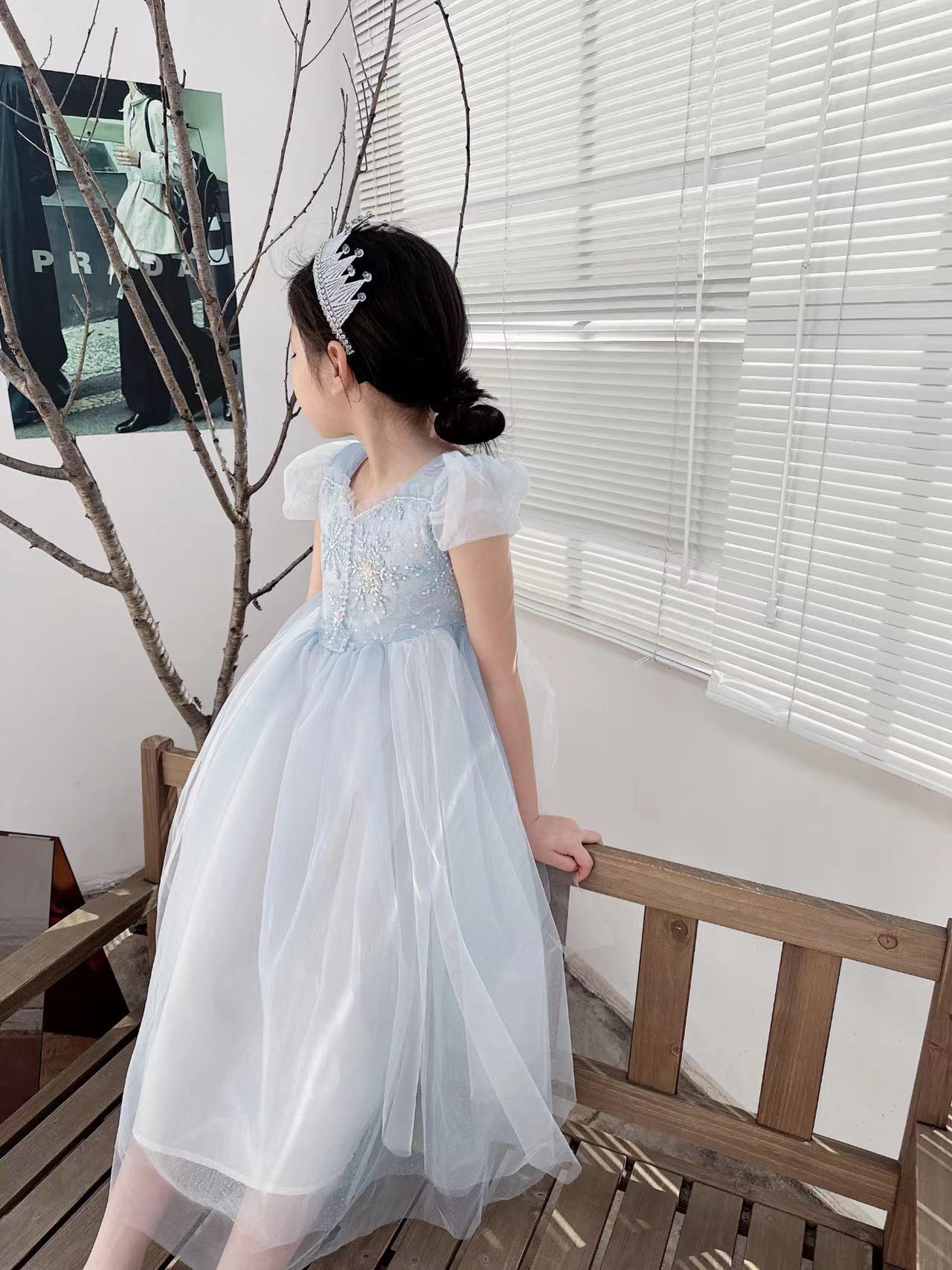 Embroidered Elsa Girls Dress f – Embroidery Xmas recenzja i cena