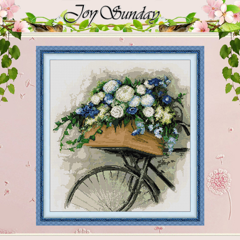 A Bicycle Filled With Flowers  – Embroidery Job recenzja i cena