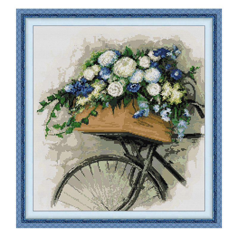 A Bicycle Filled With Flowers  – Embroidery Job recenzja i cena
