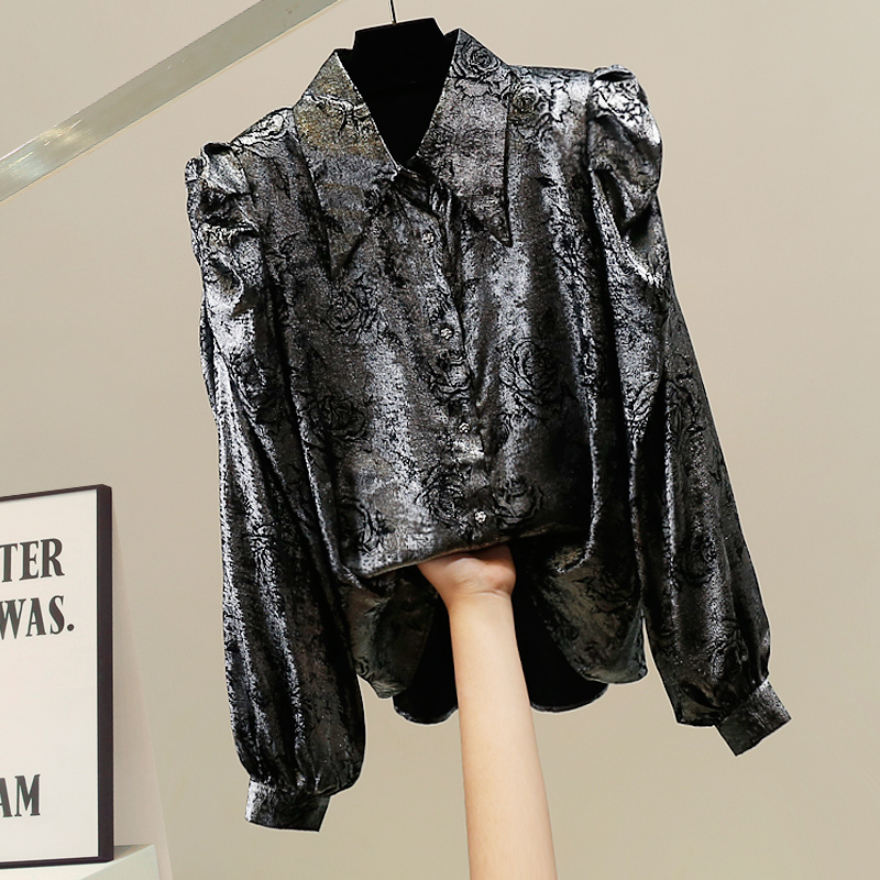 Glossy Long Sleeve Shirt Matte – Embroidery Unique Design recenzja i cena