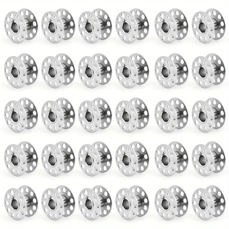 21Pcs Rustproof Metal Bobbins, – Embroidery And Quilting recenzja i cena