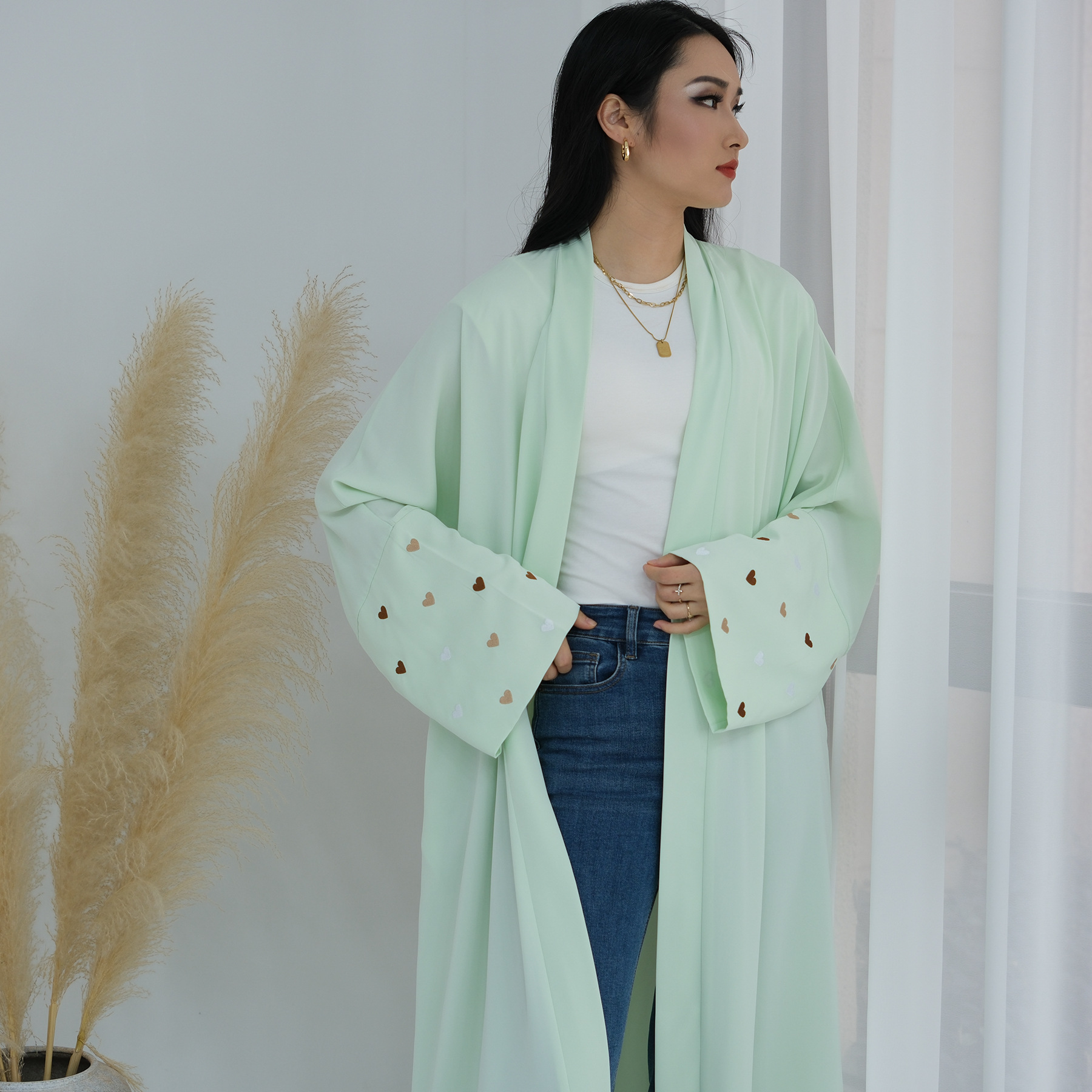 Ramadan Muslim Women Long Dres – Embroidery Kebaya recenzja i cena