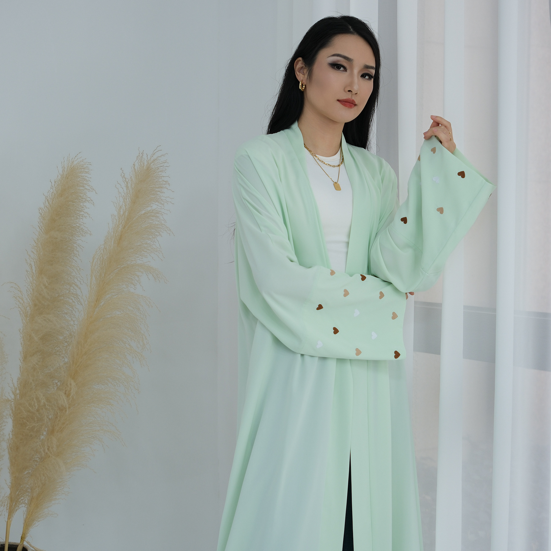 Ramadan Muslim Women Long Dres – Embroidery Kebaya recenzja i cena