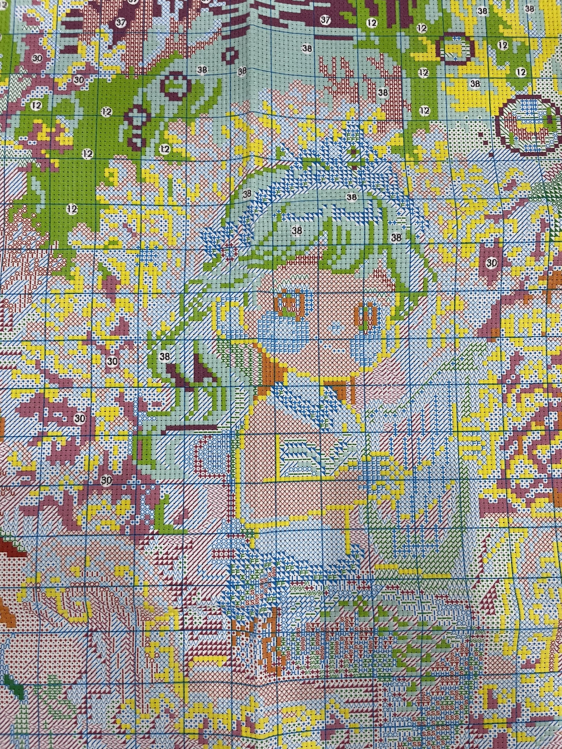 9CT 11CT Fish Girl Embroidery  – Embroidery Job recenzja i cena