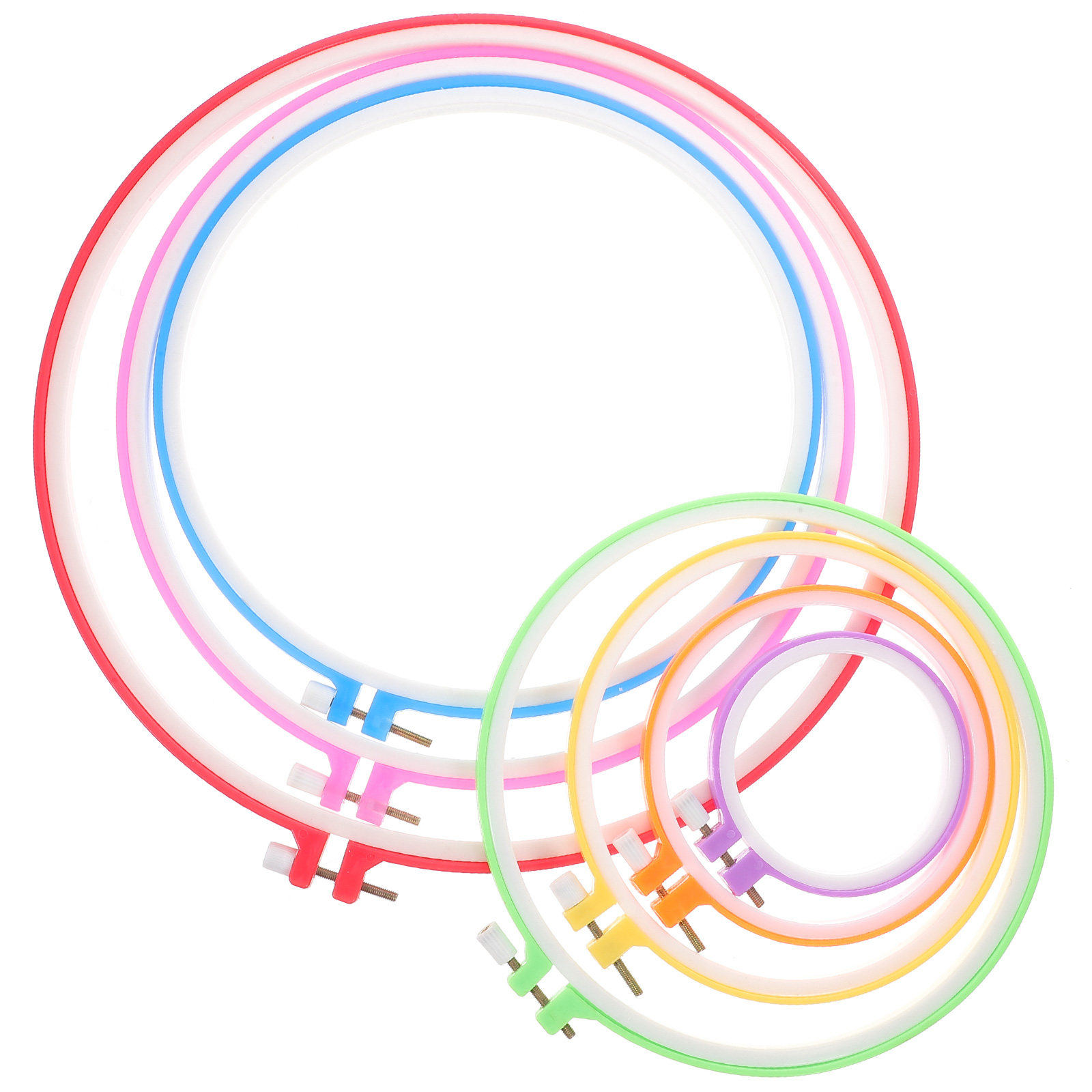 7Pcs Premium Embroidery Hoops  – Embroidery Ring Sizes recenzja i cena