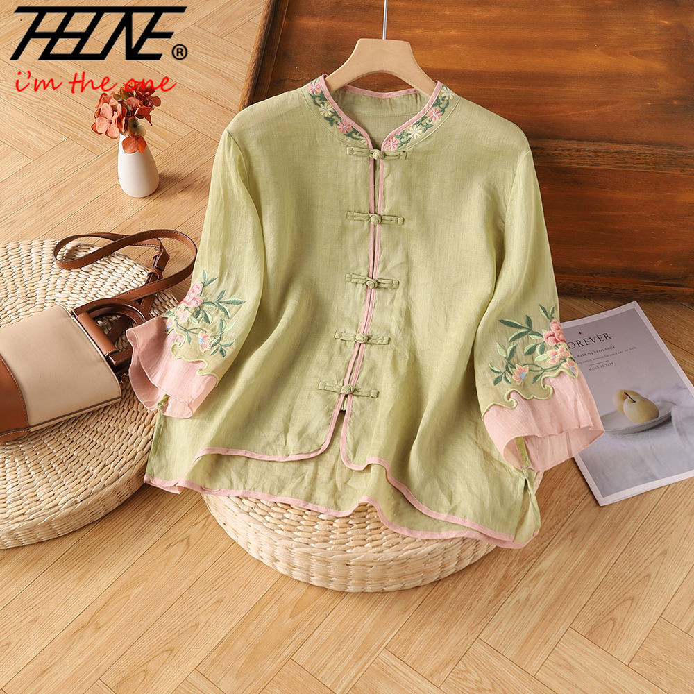 THHONE Embroidery Blouse Shirt – Embroidery Baju recenzja i cena