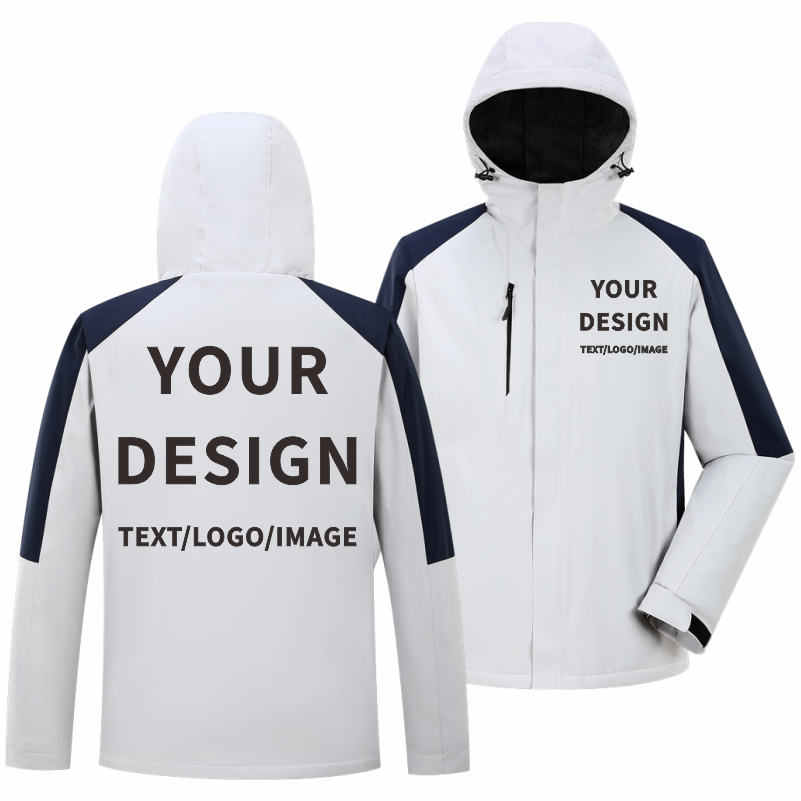 Winter Casual Jacket Custom Co – Embroidery Design Logo recenzja i cena