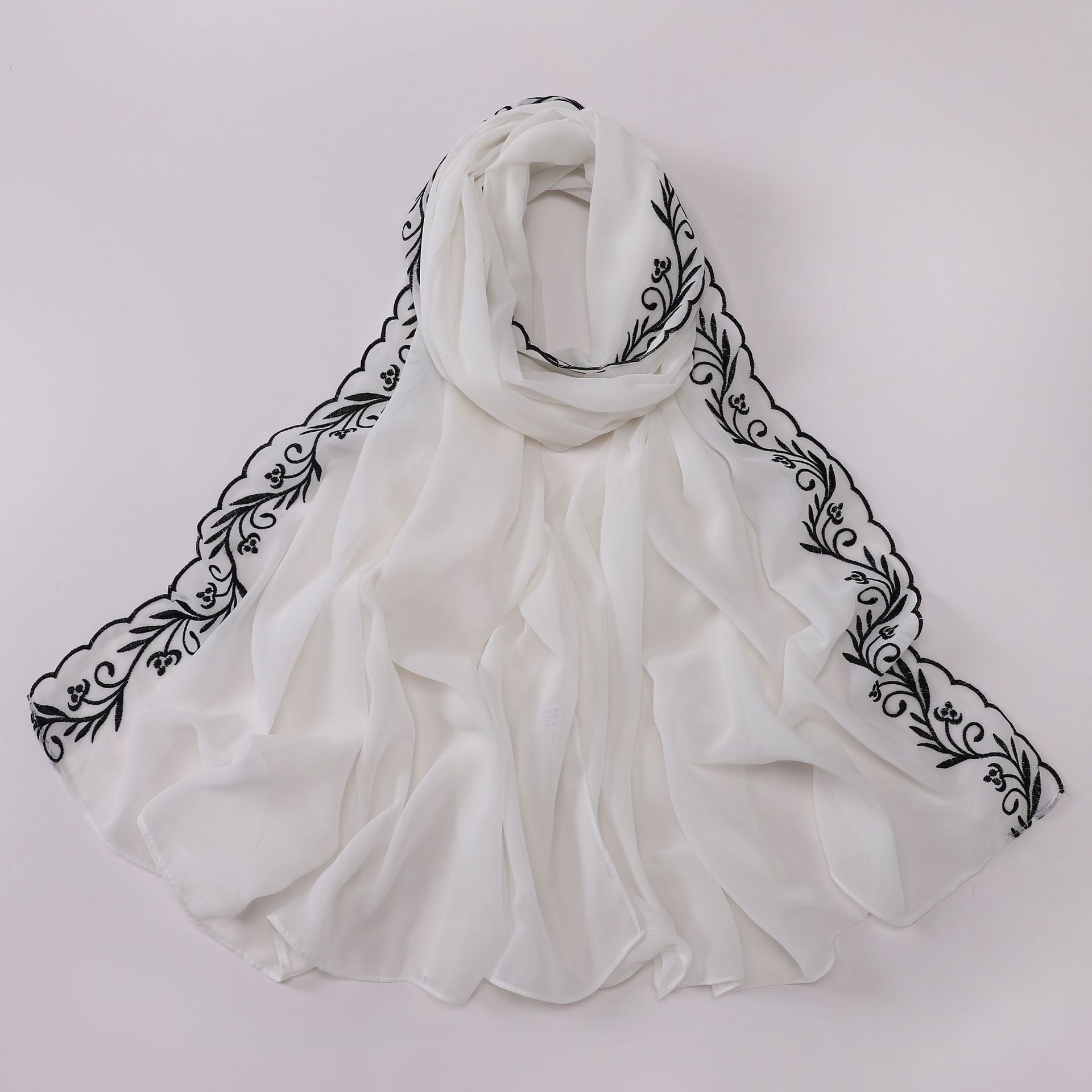 Malaysian Embroidery Chiffon H – Embroidery Veil recenzja i cena