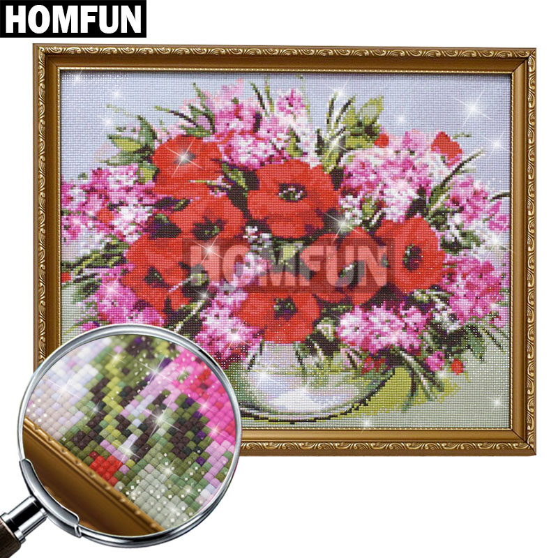 HOMFUN Full Diamond Embroidery – Embroidery Roll Pattern recenzja i cena