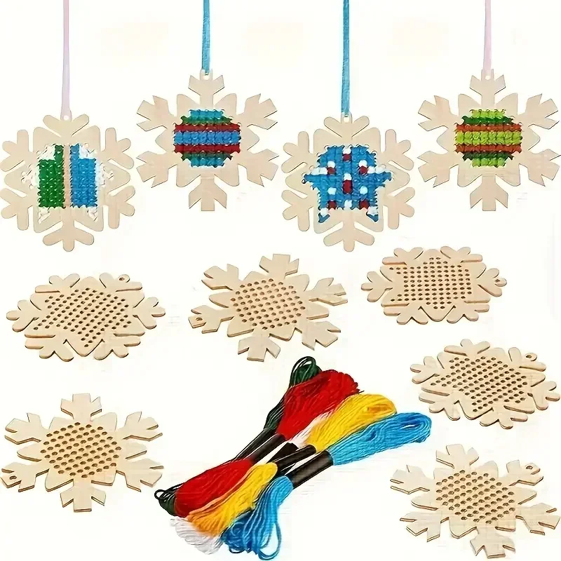 12Set Cross Stitch Hanging Pen – Embroidery Xmas Decorations recenzja i cena