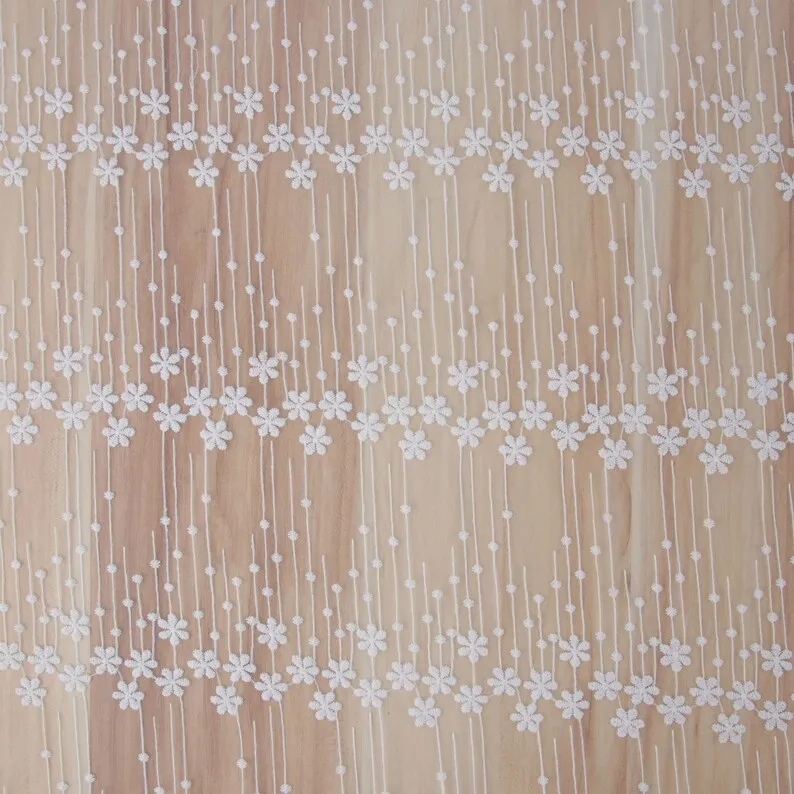 1 yard flower embroidery Lace  – Embroidery Veil recenzja i cena