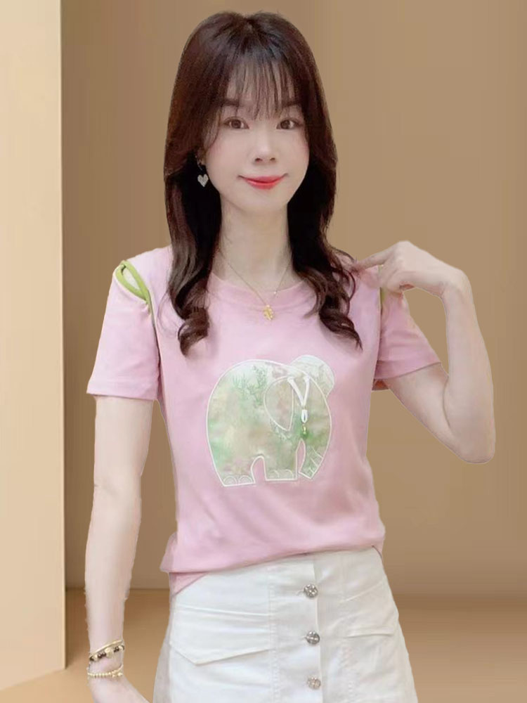 Pure Cotton Shoulder-baring Sl – Embroidery Unique Design recenzja i cena