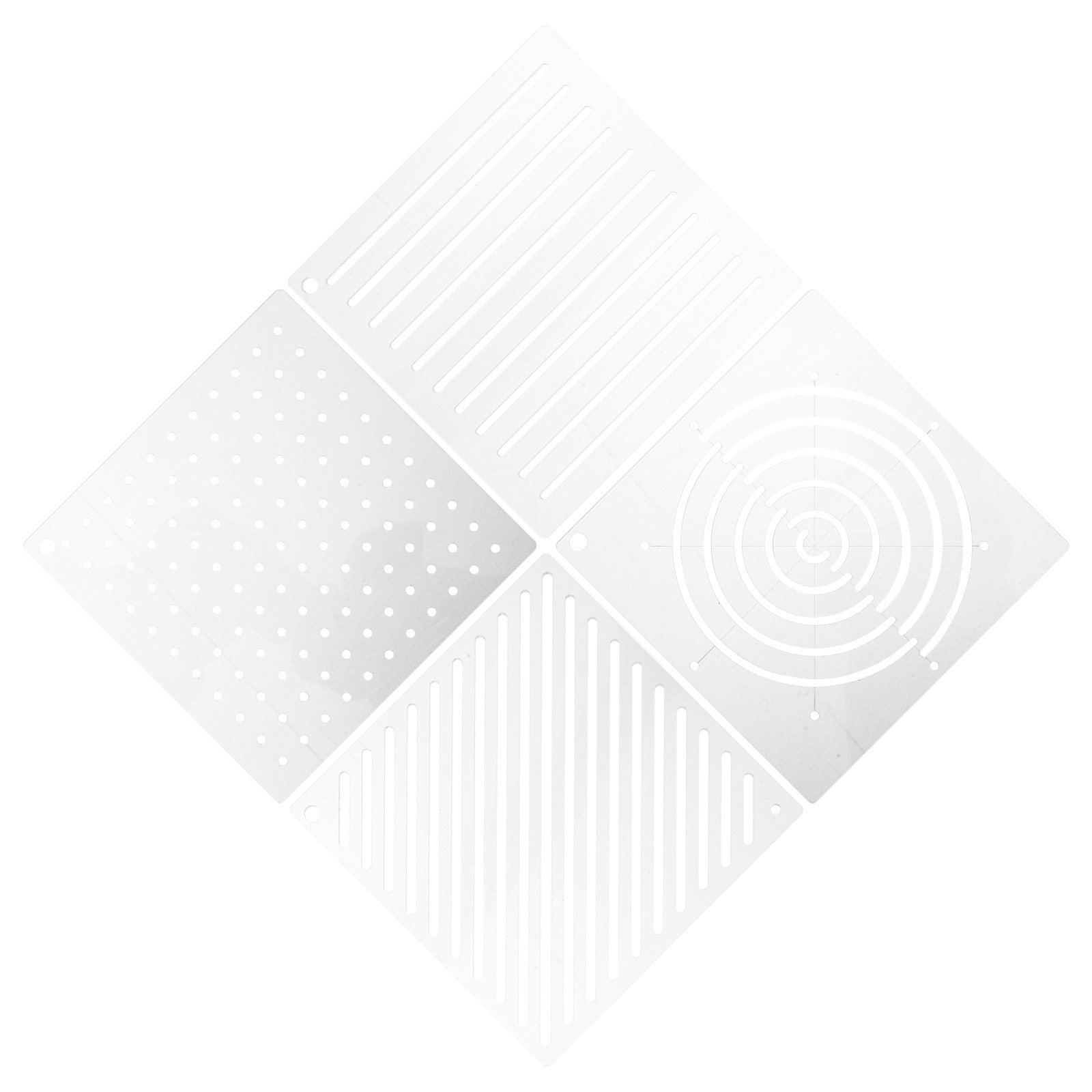 4Pcs Acrylic Quilting Template – Embroidery And Quilting recenzja i cena