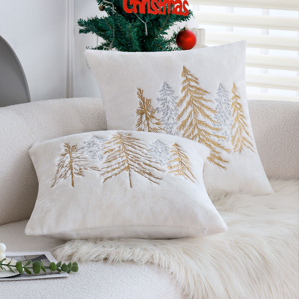 Christmas Faux Rabbit Fur Pill – Embroidery Xmas Decorations recenzja i cena