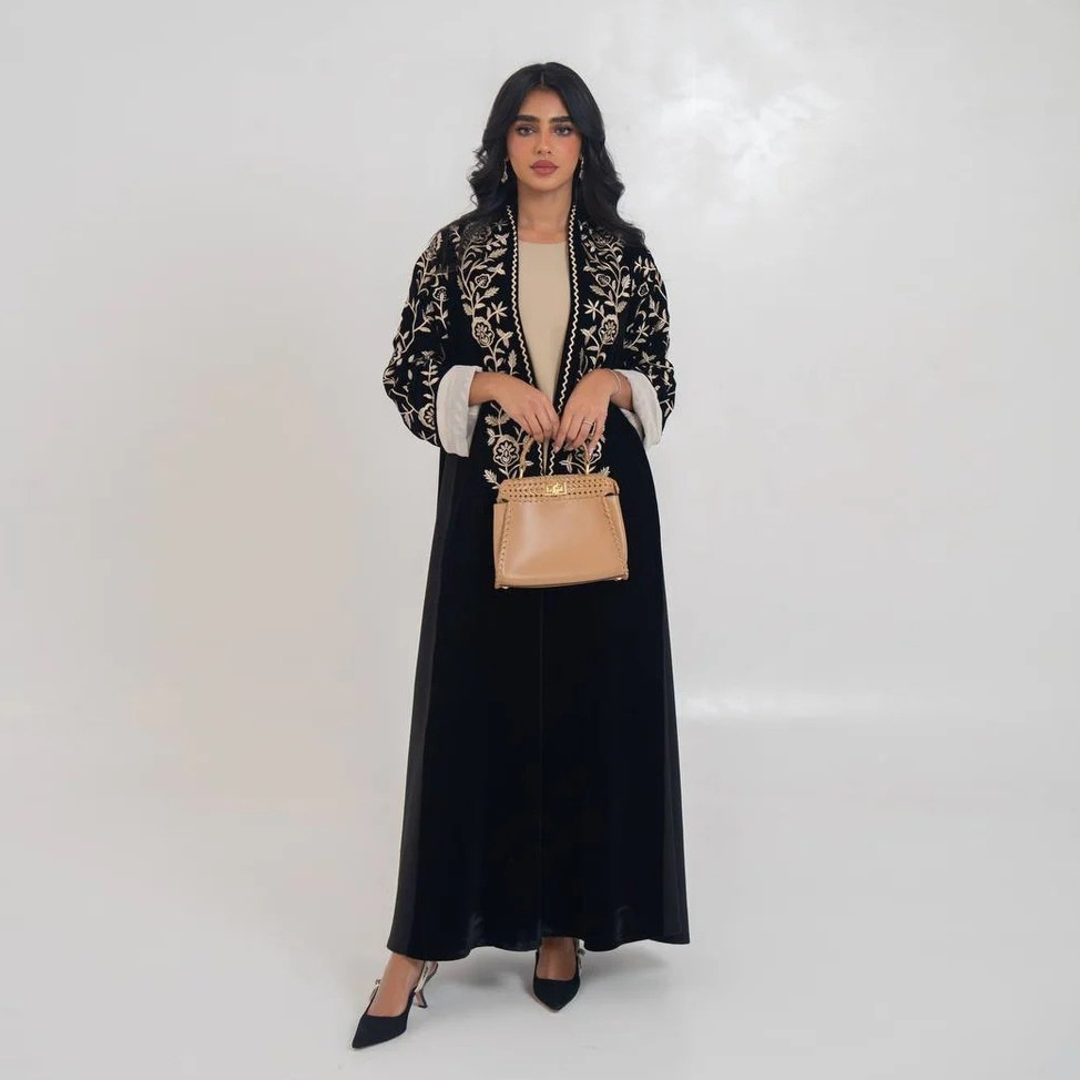 Eid Ramadan Embroidered Abaya  – Embroidery Kebaya recenzja i cena