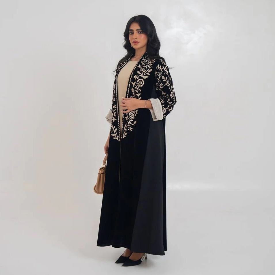 Eid Ramadan Embroidered Abaya  – Embroidery Kebaya recenzja i cena