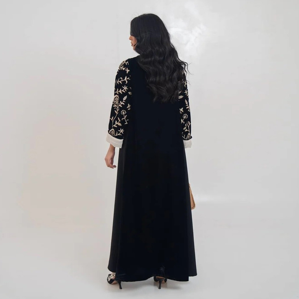 Eid Ramadan Embroidered Abaya  – Embroidery Kebaya recenzja i cena