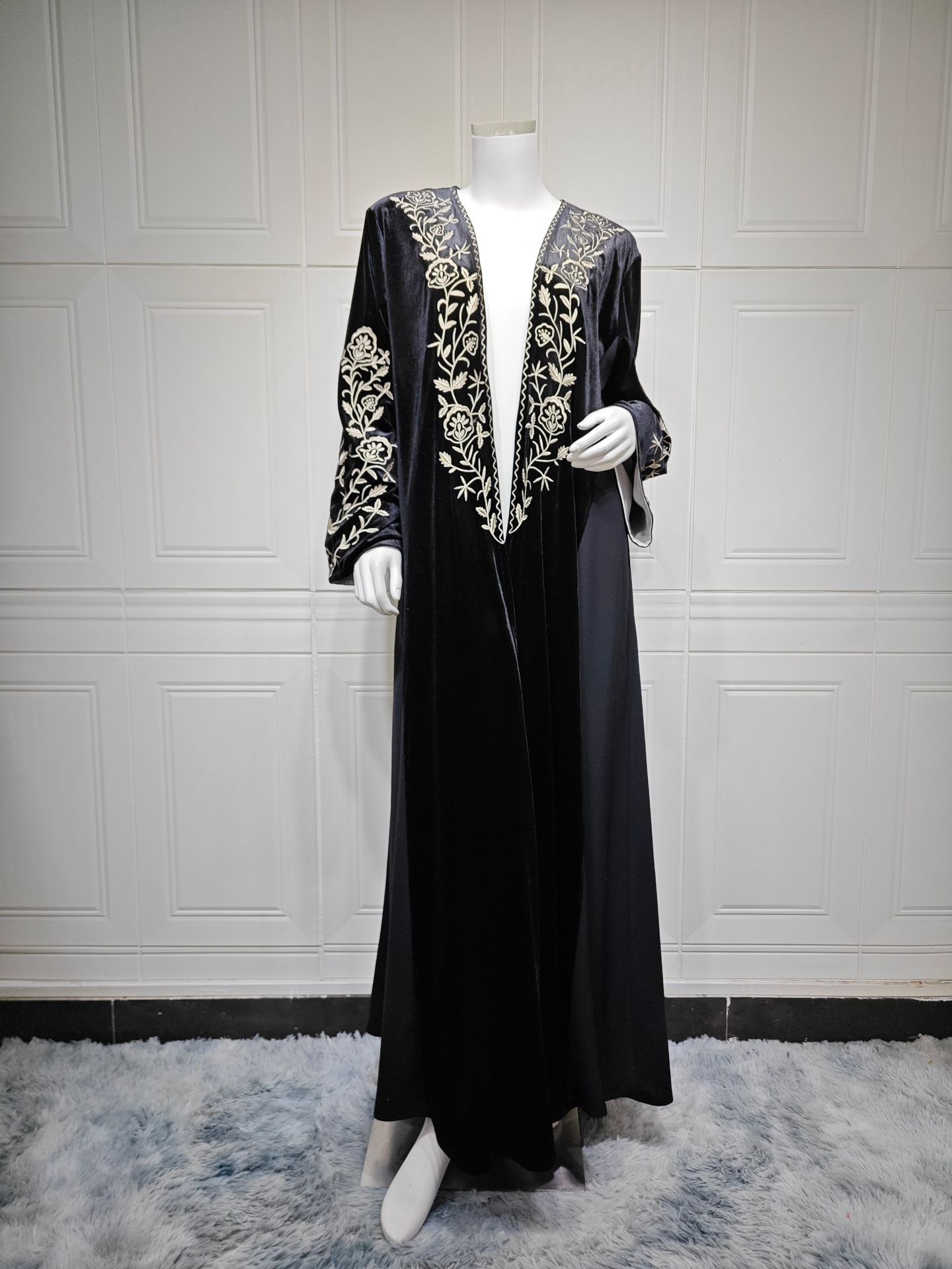 Eid Ramadan Embroidered Abaya  – Embroidery Kebaya recenzja i cena
