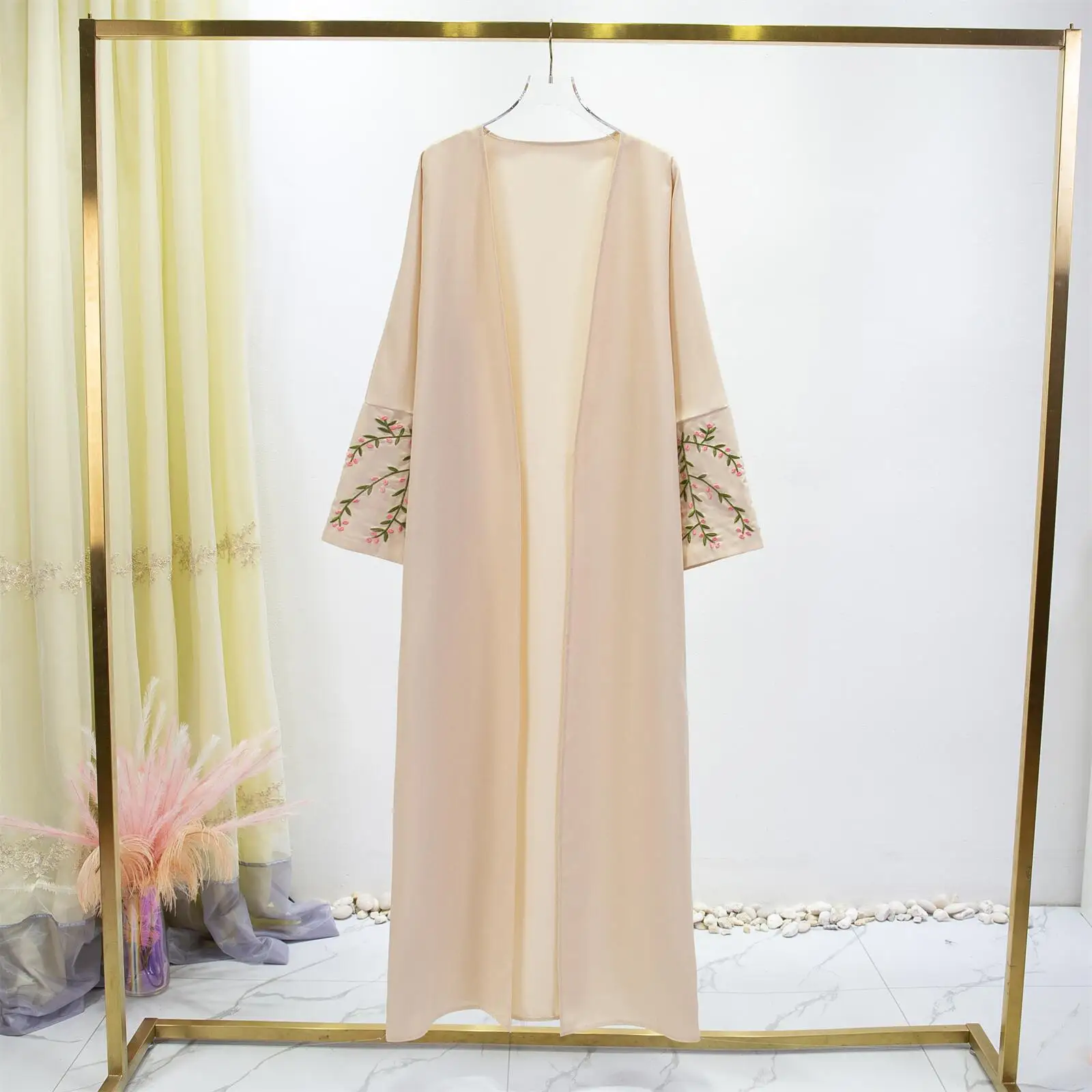 Ramadan Dubai Open Abaya Women – Embroidery Kebaya recenzja i cena
