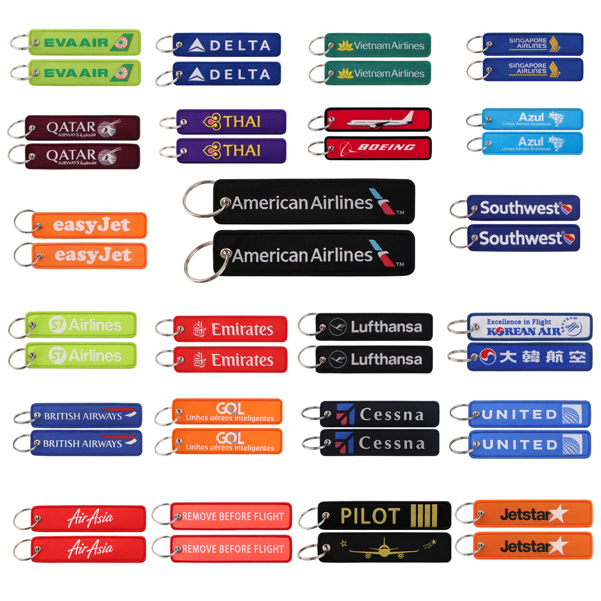 Airlines Embroidery Key Fobs F – Embroidery Ring Sizes recenzja i cena