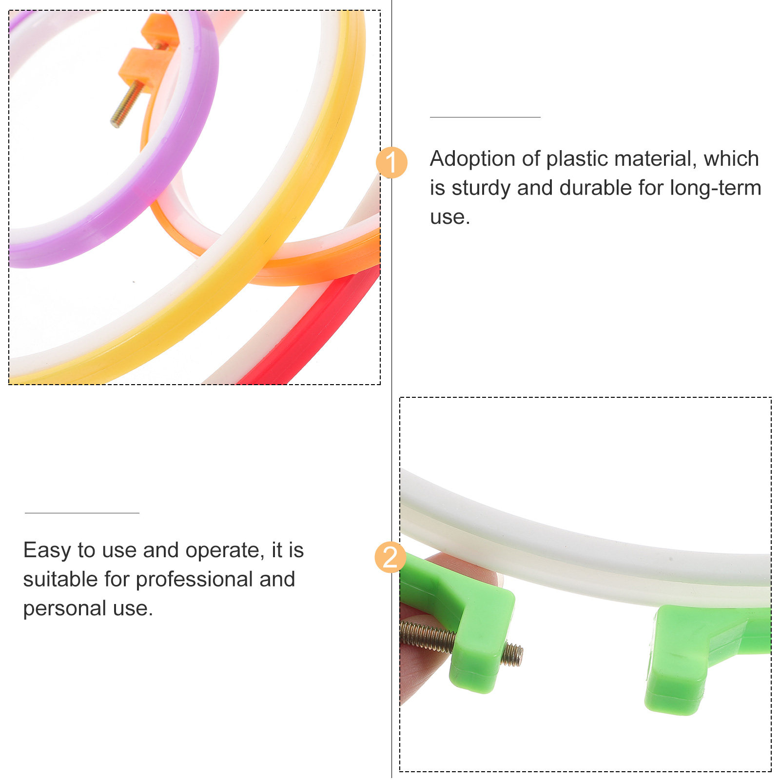 7Pcs Sturdy Adjustable Embroid – Embroidery Hooping recenzja i cena