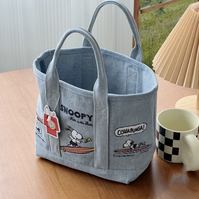 Snoopy Canvas Bag Cute Embroid – Embroidery Xmas recenzja i cena