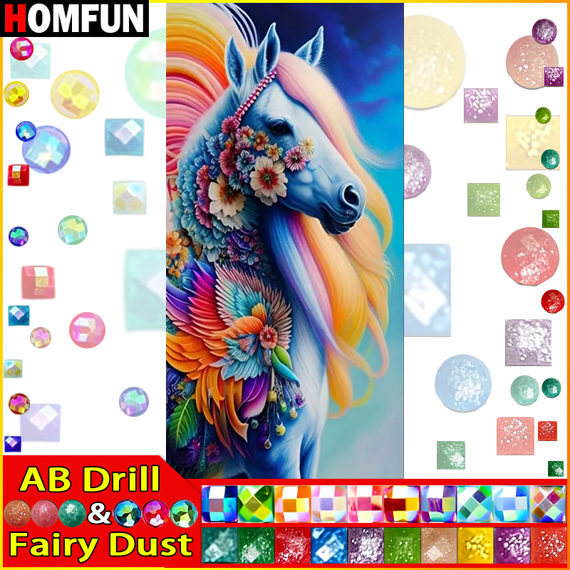 HOMFUN Fairy Dust AB Diamond P – Embroidery Roll Pattern recenzja i cena