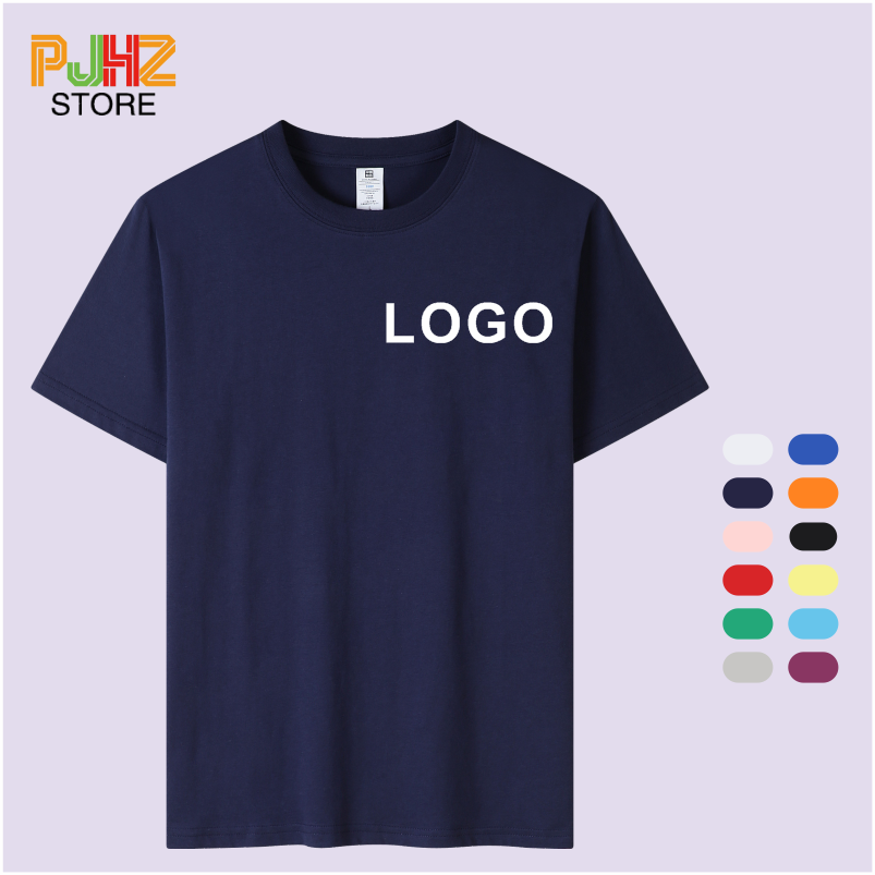 100% Cotton T-shirt Custom Log – Embroidery Design Logo recenzja i cena
