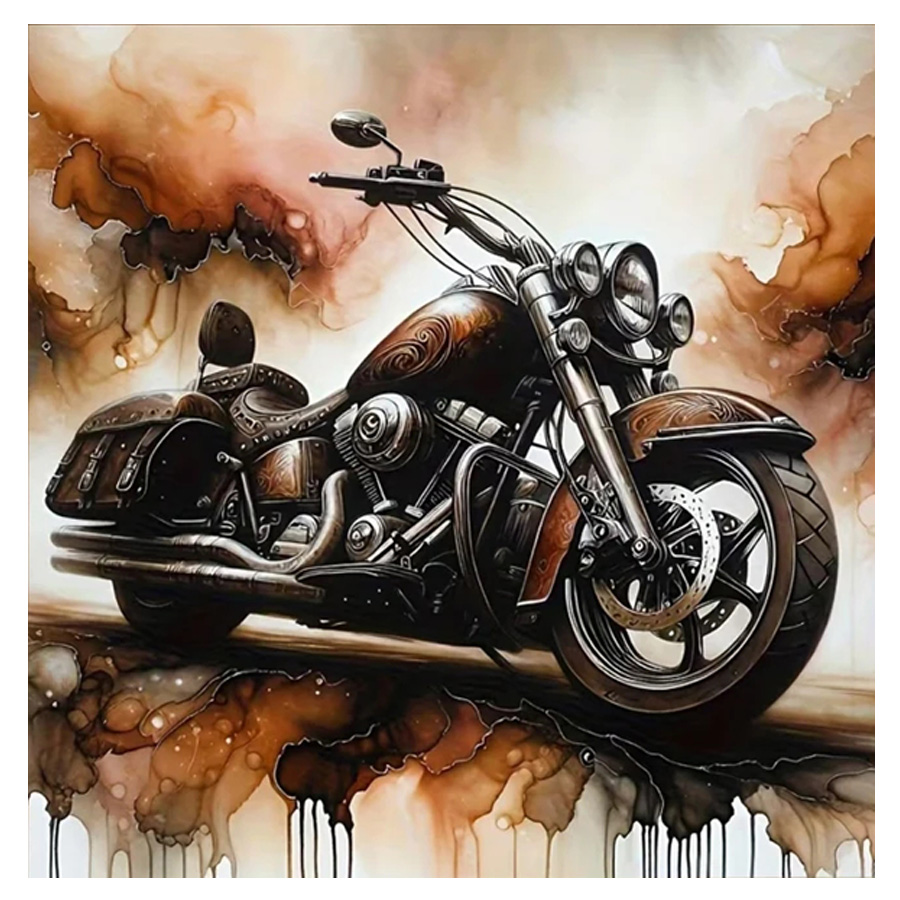 Motorcycle Diamond Embroidery  – Embroidery Roll Pattern recenzja i cena