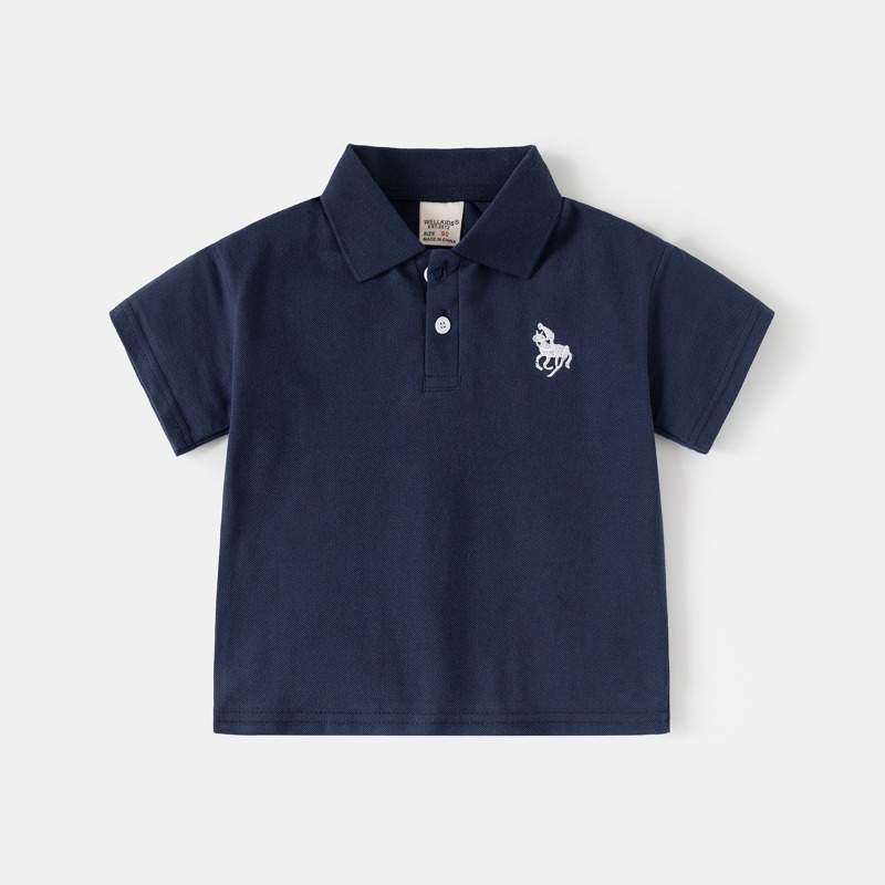 HoneyCherry Boys Polo Shirt Sh – Embroidery Design Logo recenzja i cena