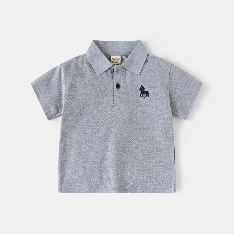 HoneyCherry Boys Polo Shirt Sh – Embroidery Design Logo recenzja i cena