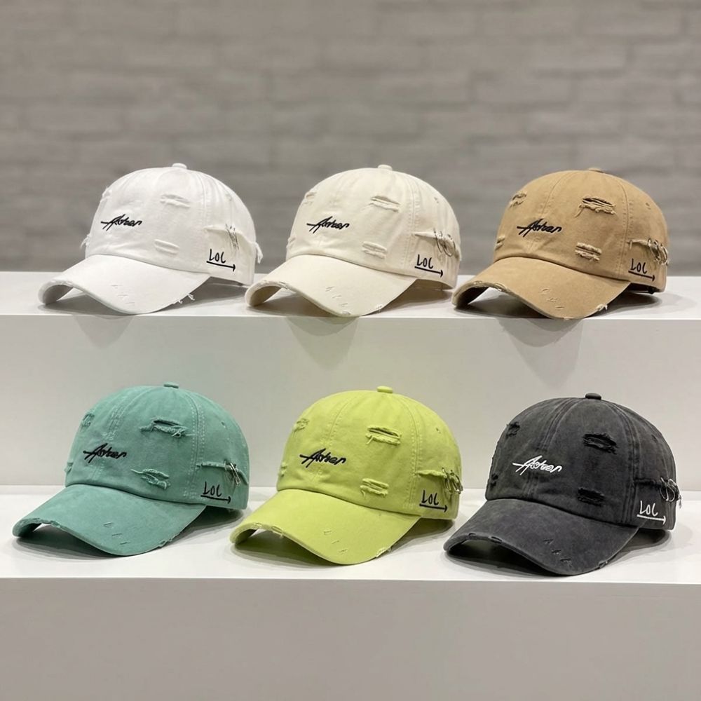 Casual Unisex Baseball Cap Ash – Embroidery Ring Sizes recenzja i cena
