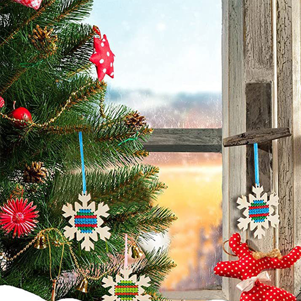 Cross Stitch Hanging Pendant G – Embroidery Xmas Decorations recenzja i cena