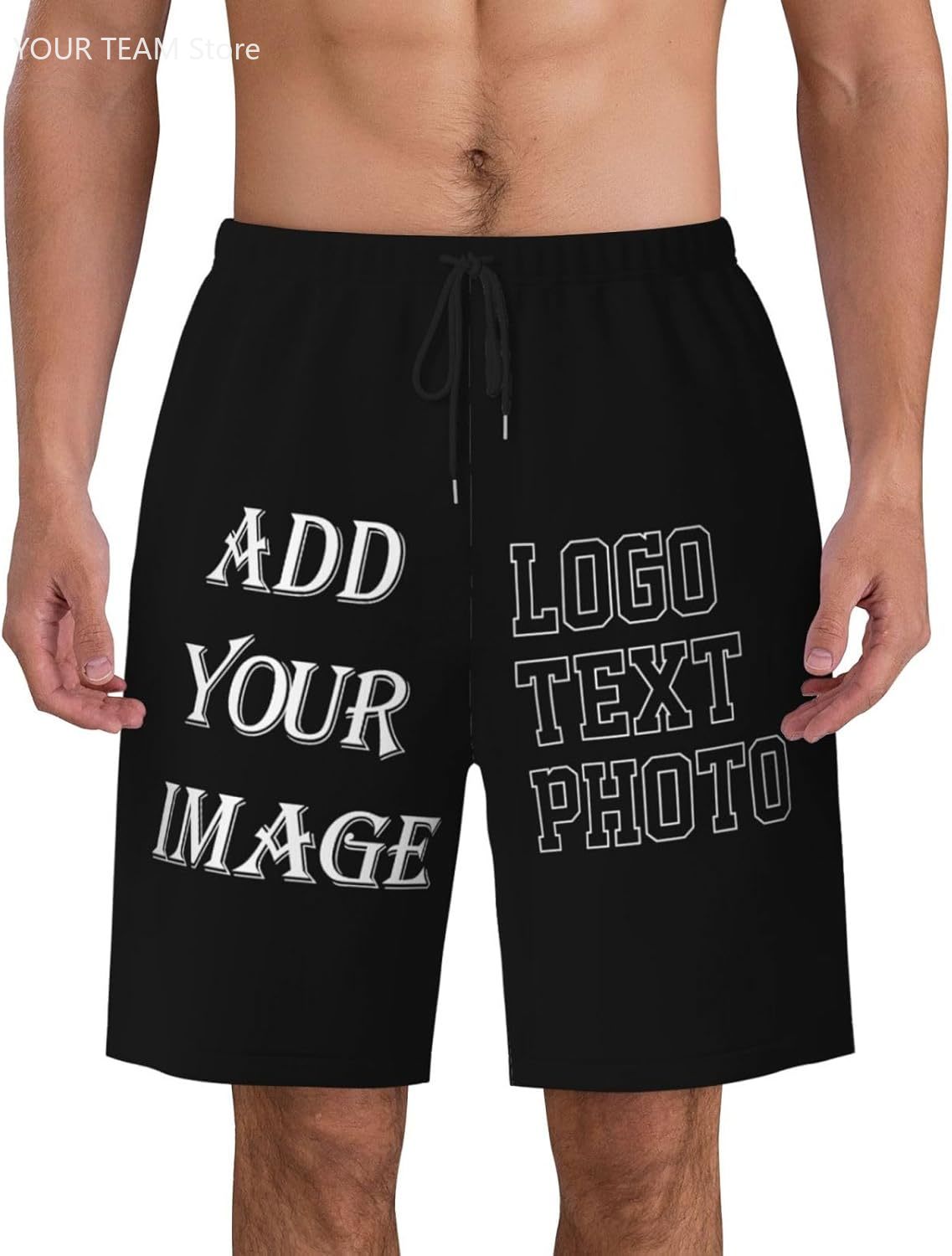 Custom Shorts for Men Design Y – Embroidery Design Logo recenzja i cena